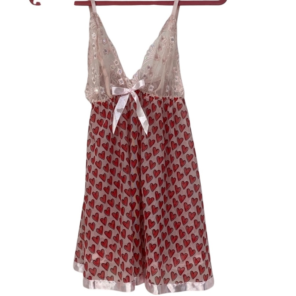 Spree Intimates Heart Babydoll